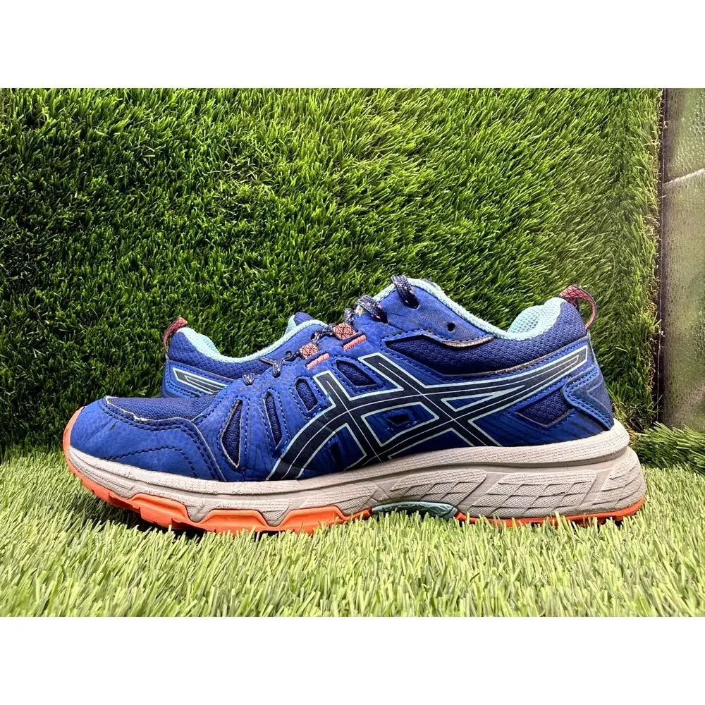 Asics Gel-Venture 7 1012A476 Athletic Sneaker Women's 6.5 Blue Leather Training